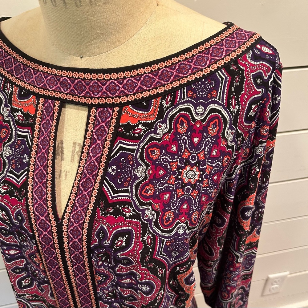 Wisp Paisley Print Dress - Size 16W